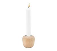 Bougeoir Ora bois de hêtre H 7cm/Ø 7.4cm