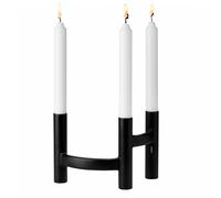 Stelton Bougeoir à trois bras Ora Noir