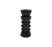 Bougeoir petit Present Time Modelar Noir 6,5x20 cm