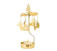 Bougeoir Pluto Produkter carrousel anges métal recyclé Or