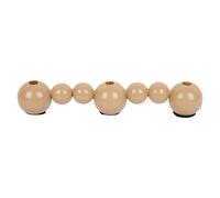 Bougeoir Present Time Bubbles Straight Marron 7x7 cm