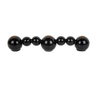 Bougeoir Present Time Bubbles Straight Noir 7x7 cm