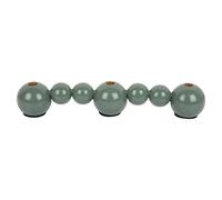 Bougeoir Present Time Bubbles Straight Vert 7x7 cm