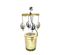 Bougeoir rotatif - Carrousel en forme de chat lunaire, support décoratif pour bougie chauffe-plat, chandelier en métal élégant | Décor rotatif pour la maison, affichage de fête de célébration de noël,