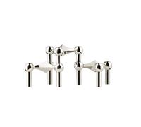 Bougeoir Set de 3 Chrome
