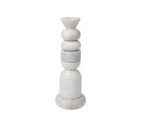 Tom Dixon Bougeoir Stone Stacking blanc HxØ 36x13cm