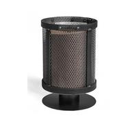 Bougeoir sur pieds extérieur DAKAR en acier noir 20cm