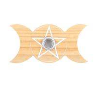 Bougeoir triple lune en bois Something Different Wholesale