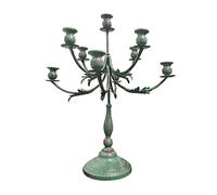 Bougeoir vintage européen en fer - Bougeoir multi-têtes pour salon, cour et salle à manger - Décoration élégante pour la maison et centre de table