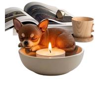 Bougeoirs chauffe-plat - Bougeoir décoratif pour chien, ornement moderne en métal pour centre de table | Décoration élégante pour la maison, la cuisine, la cheminée, la fête, le mariage, la réception