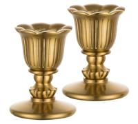 Bougeoirs Coniques 1 Ensemble Chandelier en Cuivre Bougeoirs Décoratifs Dîner Salle À Manger Centres De Table Chandelier