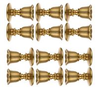 Bougeoirs Coniques 1 Ensemble Chandelier en Cuivre Bougeoirs Décoratifs Dîner Salle À Manger Centres De Table Chandelier