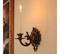 Bougeoirs D'aromathérapie En Fer, Design De Style Gothique Multifonctionnel, Chandelier De Dîner Aux Chandelles, Bougeoir Romantique Créatif, Décoration En Fonte Antique