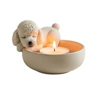 Bougeoirs décoratifs - photophore en forme de chien, bougeoir moderne en métal, table avec cheminée dans le salon | Accent d'intérieur élégant pour réception de mariage, fête, vacances