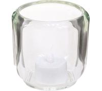 Bougeoirs en verre pour bougies chauffe-plat pour une décoration d'intérieur pleine d'ambiance