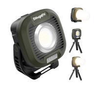 BougeRV AL05 Pro Kit, Lumière de Travail Rechargeable, Lampe de Camping COB 1500lm avec Support et Abat-Jour, projecteur magnétique 13500mAh, Lanterne d'inspection pour Garage, Camping, et urgences
