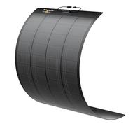 BougeRV Arch Pro 200 Watts Panneau Solaire Souple Anti-Ombrage avec 28 Diodes Bypass, N-Type Fibre de Verre 16BB Cellule Mono 25% Haute Efficacité, Camping-car Bateau Jardin Batteries 12/24V