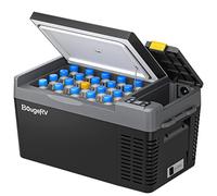 BougeRV CRPRO Glacière à Compression, Frigo Voiture 20 litres(-22℃~10℃), 12/24V DC &110-240V AC Glaciere Voiture, Frigo Compression 12v, pour voiture, camping, voyage
