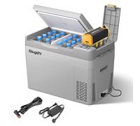 BougeRV CRPRO Glacière compresseur 29 l 12 V/24 V (gris) et batterie portable