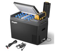 BougeRV CRPRO Glacière compresseur 29 l 12 V/24 V (noir) et batterie portable