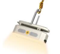 BougeRV Lampe de camping mobile, rechargeable, 3200 mAh, lumière de camping portable, étanche IP65, lampe de camping pour tente, pannes de courant, urgence, extérieur (kaki)