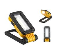 BougeRV Lumière de Travail Rechargeable, Torche Magnétique 400LM, Lampe d'Inspection Portable avec Support Rotatif à 180° et Crochet, Plusieurs Modes d'Éclairage pour Réparation, Camping, Urgences