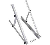 BougeRV Supports de montage réglables pour panneau solaire de 71,1 cm avec pieds inclinables pliables, support de montage jusqu'à 100-200 W pour toit, camping-car, bateau, hors réseau