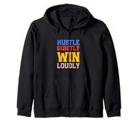 Bougez doucement et gagnez bruyamment Sweat à Capuche