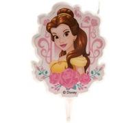 Dekora - Bougie d'Anniversaire Belle en 2D pour Gâteaux d'Enfants - 7,5 cm