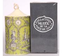 Bougie 350 grammes imprimée et parfumée - Musée de la Toile de Jouy - Liberté Américaine Oak Celery - 1783