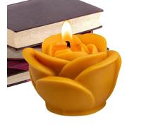 Bougie À Fleurs Roses - Bougie Esthétique En Forme De Ro'se | Bougies Légères À Thé De | Bougies D'aromathérapie Parfumées En Forme De Ro'se, Bougies Parfumées Mignonnes Pour Le Mariage Du Maria