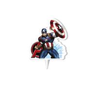 Bougie à gâteau Captain America