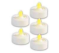 Bougie à LED - LUNARTEC - 5 Bougies - Blanc - Intérieur - Design Contemporain