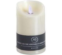 Bougie à LEDs parfumée Vanille Moyen modèle blanc G
