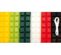 Bougie À Modeler 6 Barres Couleurs De Noel 240 G