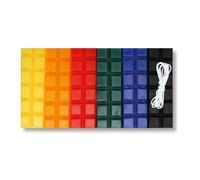 Baker Ross Kit de fabrication de bougies EV948 assorties – 6 barres couleurs primaires 240 g + mèche