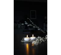 Bougie à réchaud LED 3D FLAME, maxi, lot de 2, minuterie