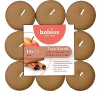 Bougie à réchaud parfumée Bolsius Alu 4h Pomme Cannelle 18 pièces