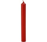 Bougie à tige stéarine - rouge 1pc. 2pcs