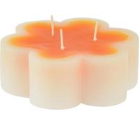 Bougie à trois mèches en forme de fleur avec parfum de citron Décoration de table Été