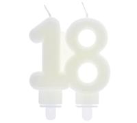 Bougie Âges phosphorescente 18 ans 7,5 x 9 cm La pièce