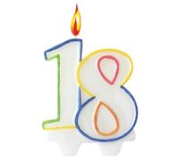 Bougie anniversaire 18 ans