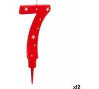 Bougie anniversaire numéro 7 (12 pièces)