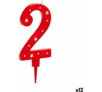 Bougie Anniversaire Payer 2 (12 pièces)