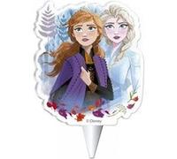 bougie anniversaire reine des neiges 8cm - dekora 346227 Multicolore G