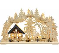 Bougie Arche Maison Artisanale avec éclairage LED Longueur 72 cm / 28 pouces ...