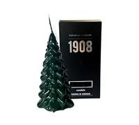 Bougie artisanale - Arbre de Noël - Cereria de Giorgio-Vert foncé - Hauteur 20 cm - Fabriqué à la main