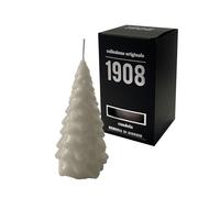 Bougie artisanale - Arbre de Noël - Cirerie de George - Ivoire - Hauteur 20 cm - Fabriqué à la main