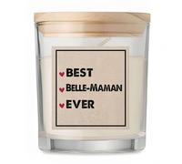 Bougie Best Belle-Maman Ever | Candle | Idée Cadeau Belle Mère Fête des Mères Original Anniversaire Fête Famille Amour Noël