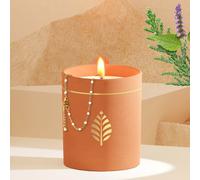 Bougie bijou cadeau bracelet perles